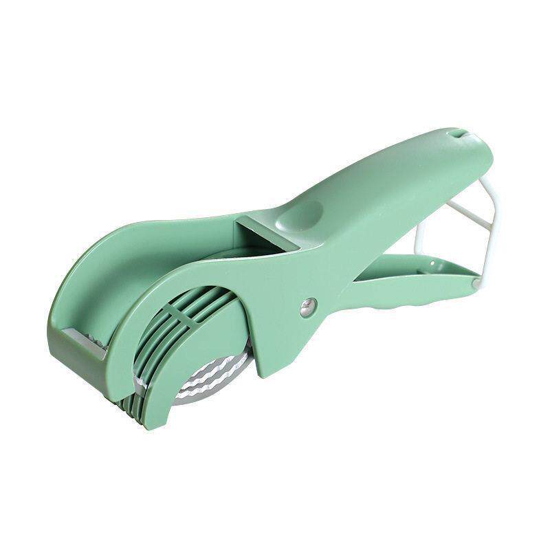 Stainless Steel Vegetable & Fruit Slicer — Adjustable Cucumber, Banana & Salad Slicing Tool with Built-in Onion & Herb Chopper (Kitchen Multi-Function Mandoline)