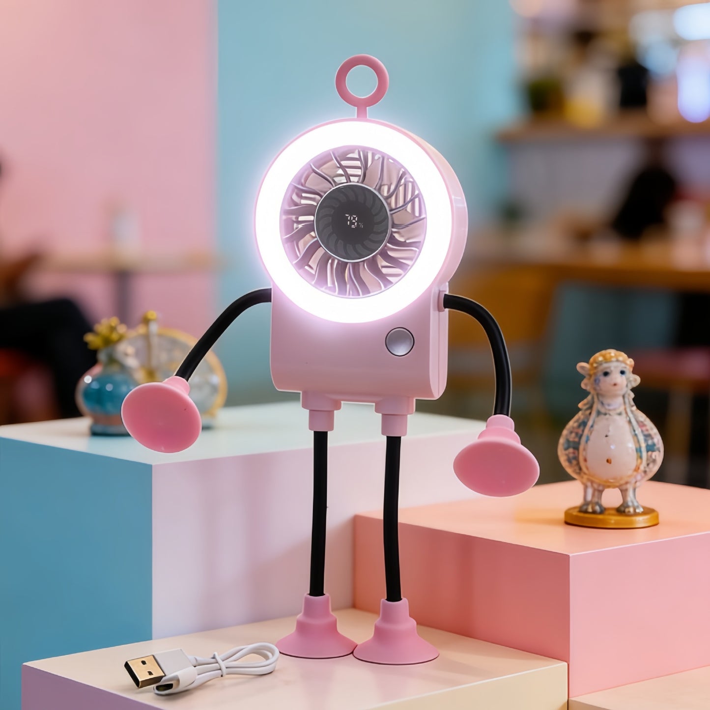 Who doesn’t have this cute robot fan yet
