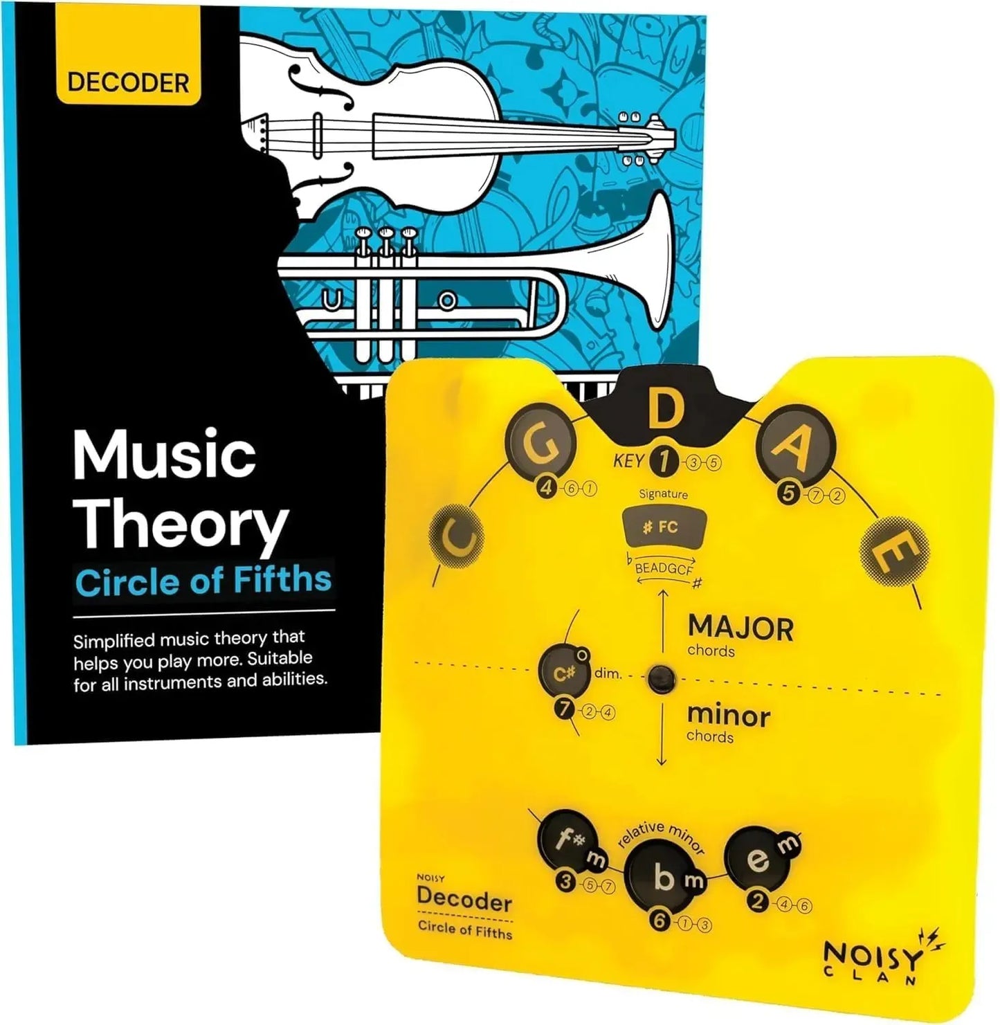 π΅ Master Music Theory Faster | Circle of Fifths Decoder & 36-Page Workbook Set