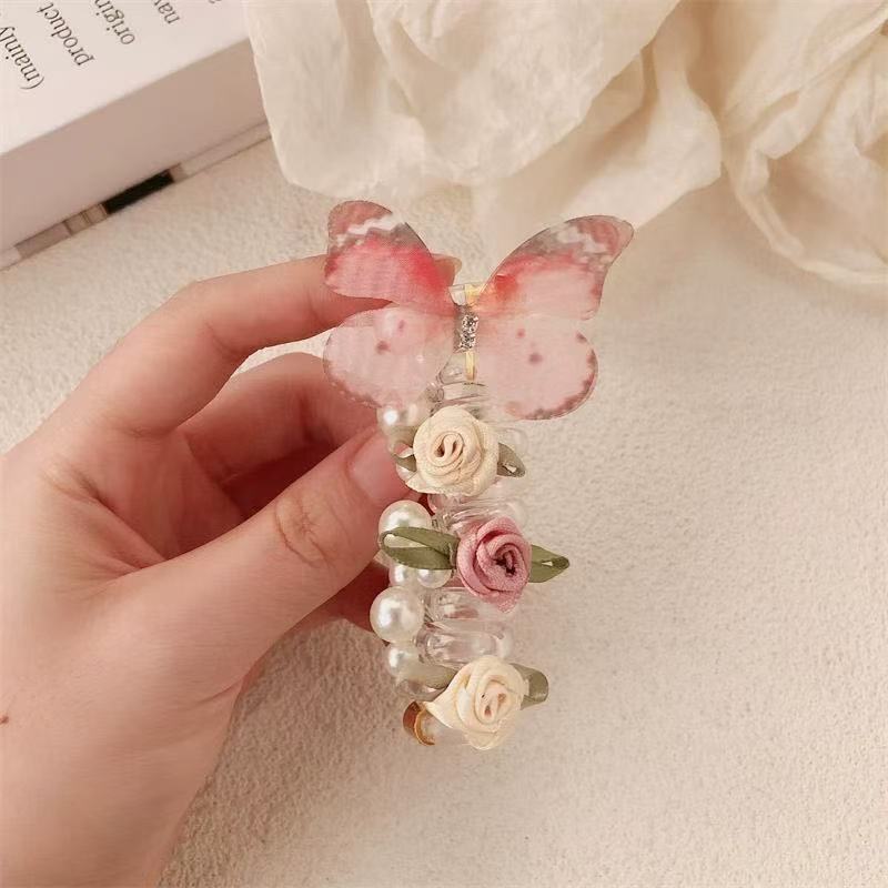 ๐๐No Damage Soft Elastic Spiral Hair Ties