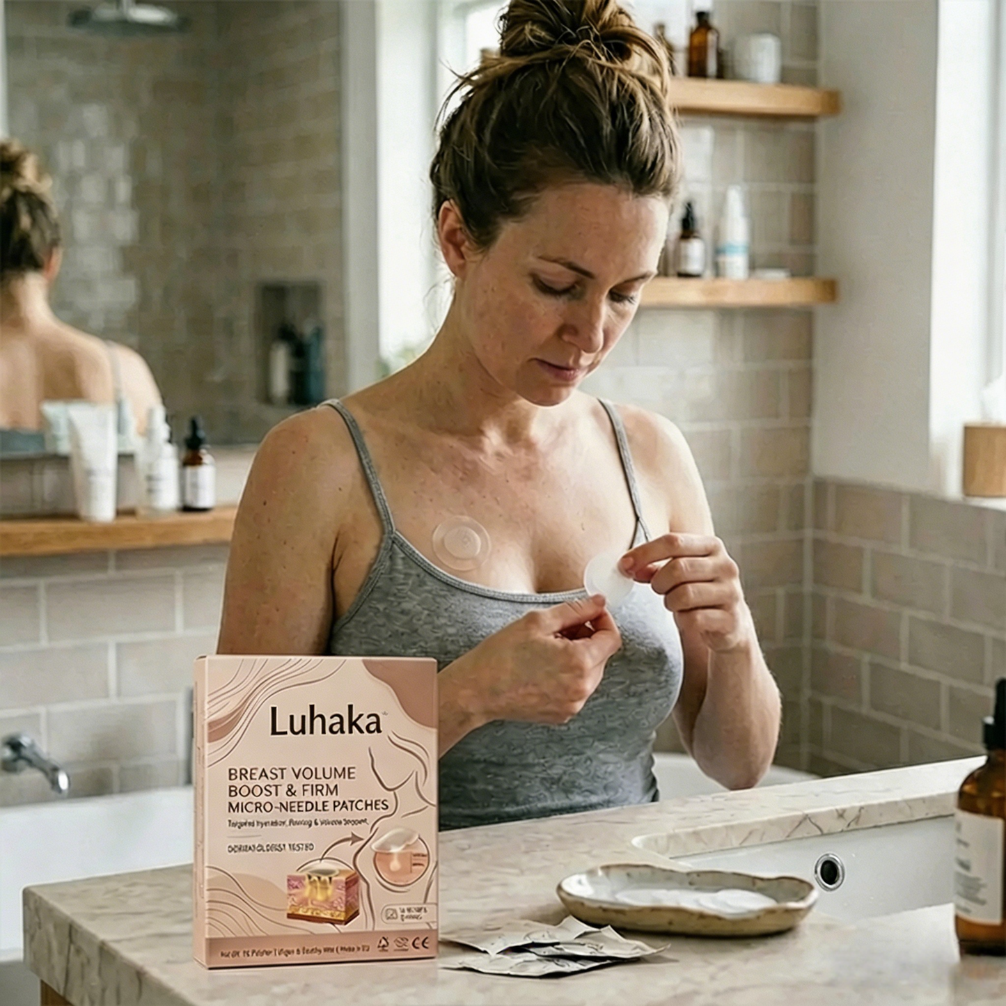 Luhaka® Targeted Breast Enhancement Advanced Nano Microneedle Patch