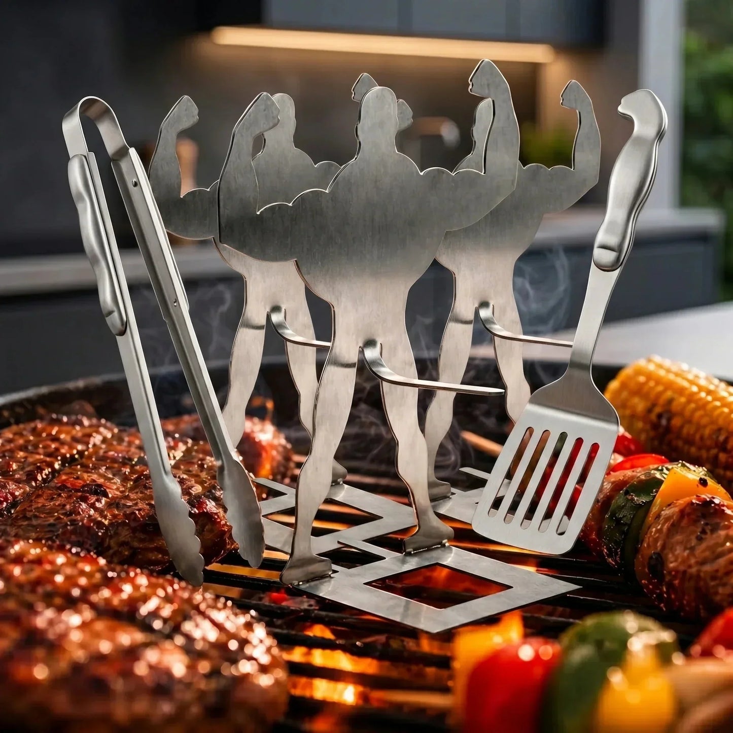 Muscle Grill Guy β The Funniest BBQ Flex π
