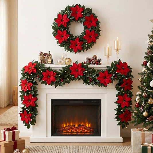 Artificial rattan, artificial flowers