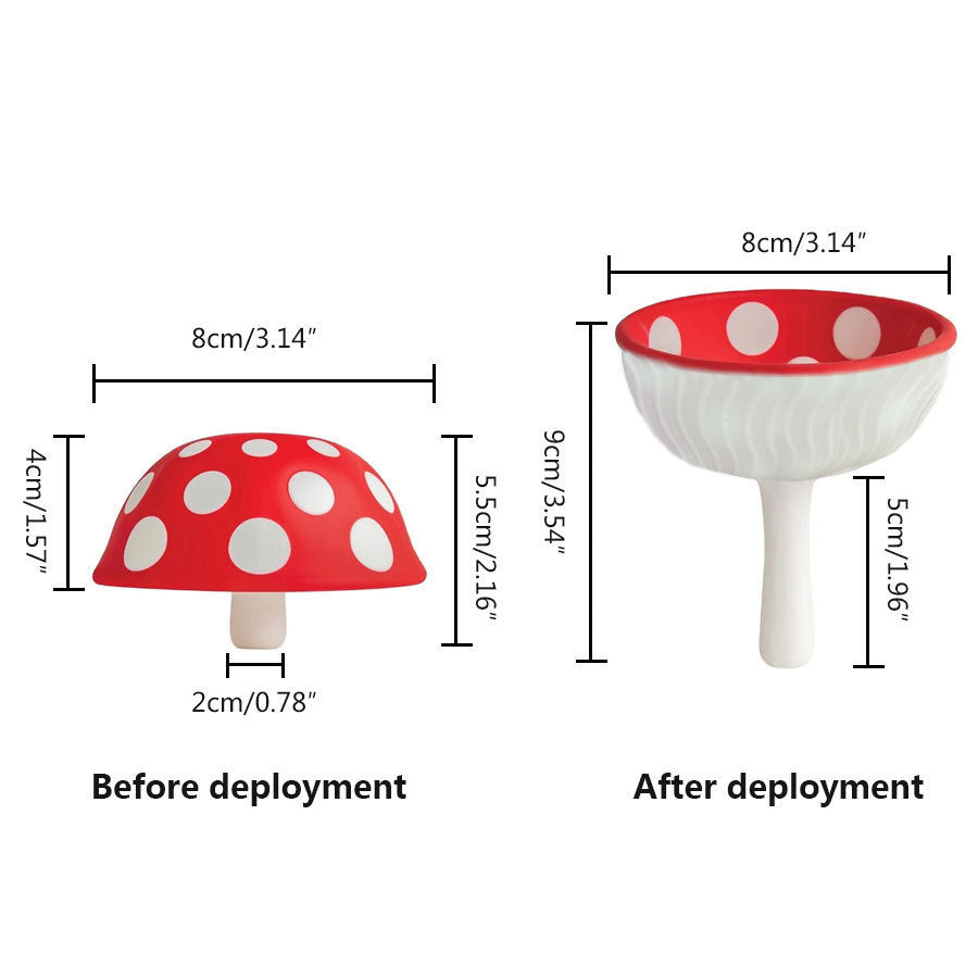 Mushroom-shaped household mini funnel