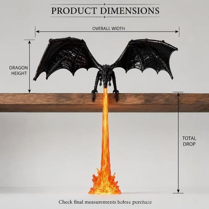 Dragon Shelf Light – Dragon-shaped bookshelf decoration