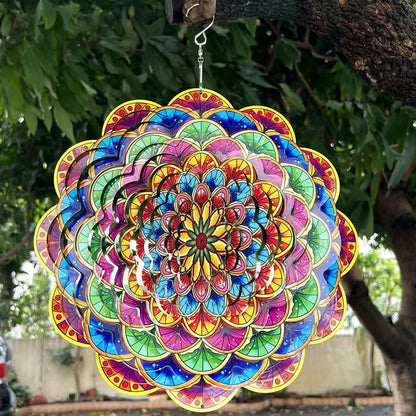 Mandala Wind Chime Garden Decoration Hanging Ornament
