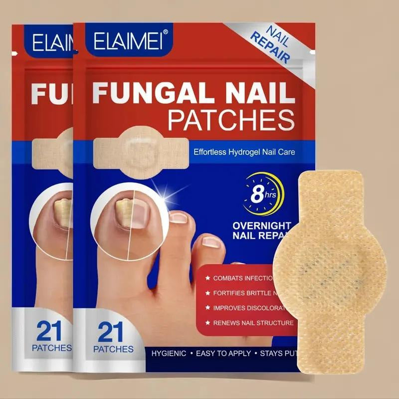 Nail Repair and Correction Patch, Gray Nail Patch, Gel for Foot Care, Ingrown Toenail Inflammation Relief Patch, Antibacterial Patch, Nail Protection Patch