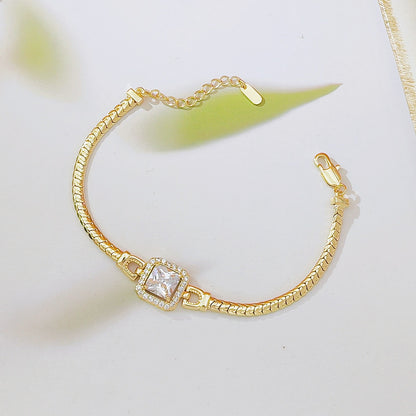 Golden Diamond Bracelet