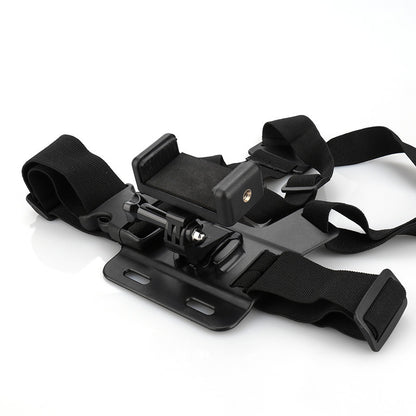 GoPro Chest Mount for First-Person Perspective Shooting: Chest Strap Mobile Phone Holder for Outdoor Cycling and Live Streaming