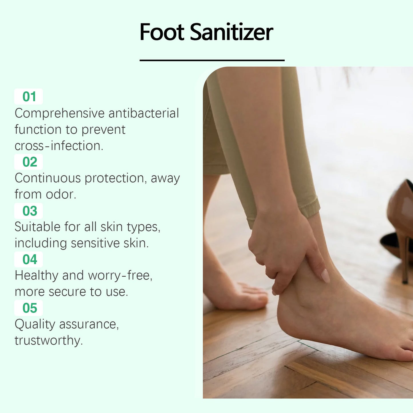 XIMONTH Foot Care Spray: Moisturizing, Hydrating, and Odor-Neutralizing Treatment for Dry Heels