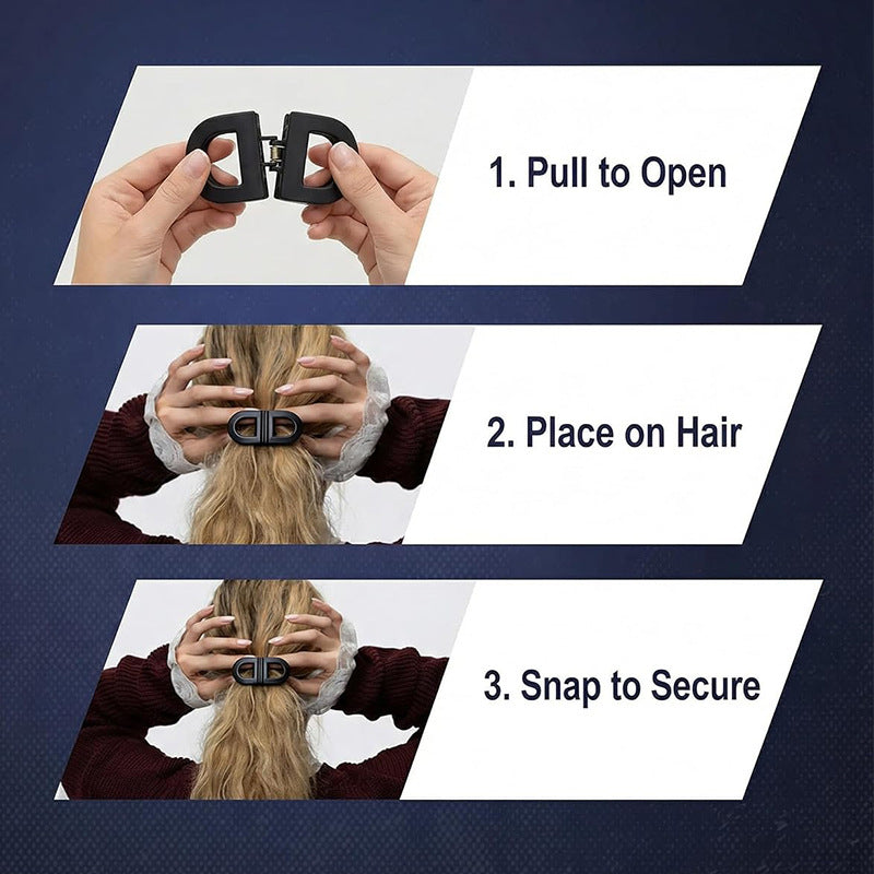 Women's Seamless Magnetic Hair Clip Decoration