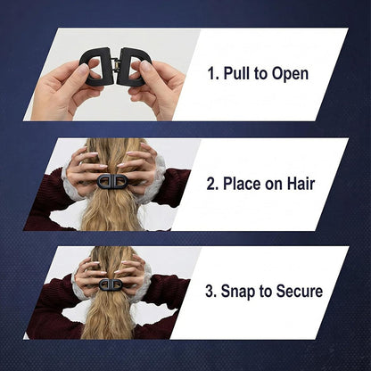 Women's Seamless Magnetic Hair Clip Decoration