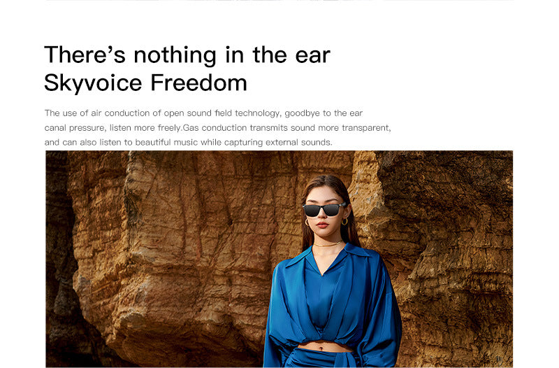 Black Tech AI Translation Glasses for Calls, Music, Bluetooth, Smart Glasses, and Sunglasses