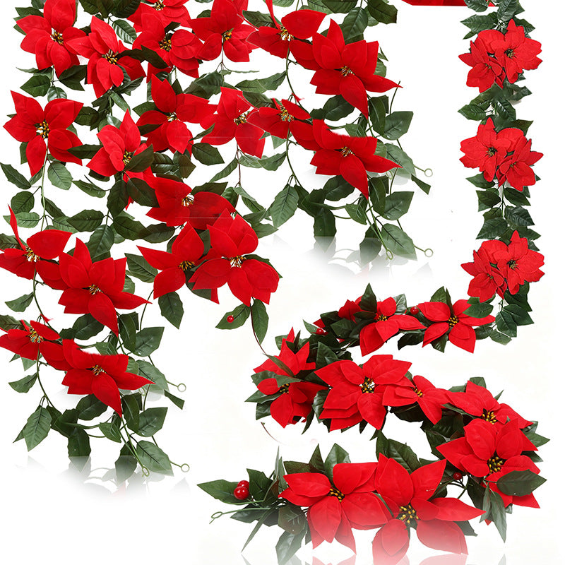 Artificial rattan, artificial flowers