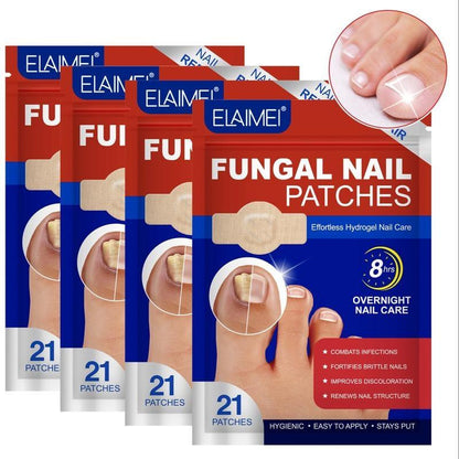 Nail Repair and Correction Patch, Gray Nail Patch, Gel for Foot Care, Ingrown Toenail Inflammation Relief Patch, Antibacterial Patch, Nail Protection Patch
