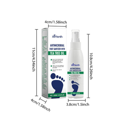 XIMONTH Foot Care Spray: Moisturizing, Hydrating, and Odor-Neutralizing Treatment for Dry Heels