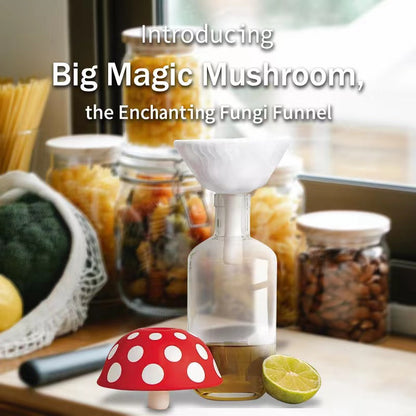 Mushroom-shaped household mini funnel