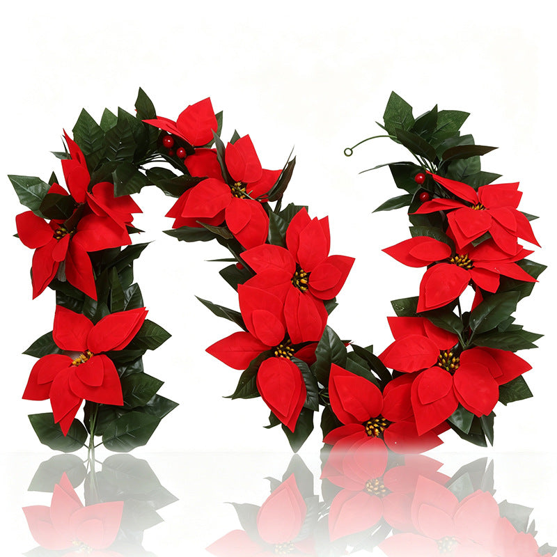 Artificial rattan, artificial flowers