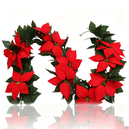 Artificial rattan, artificial flowers