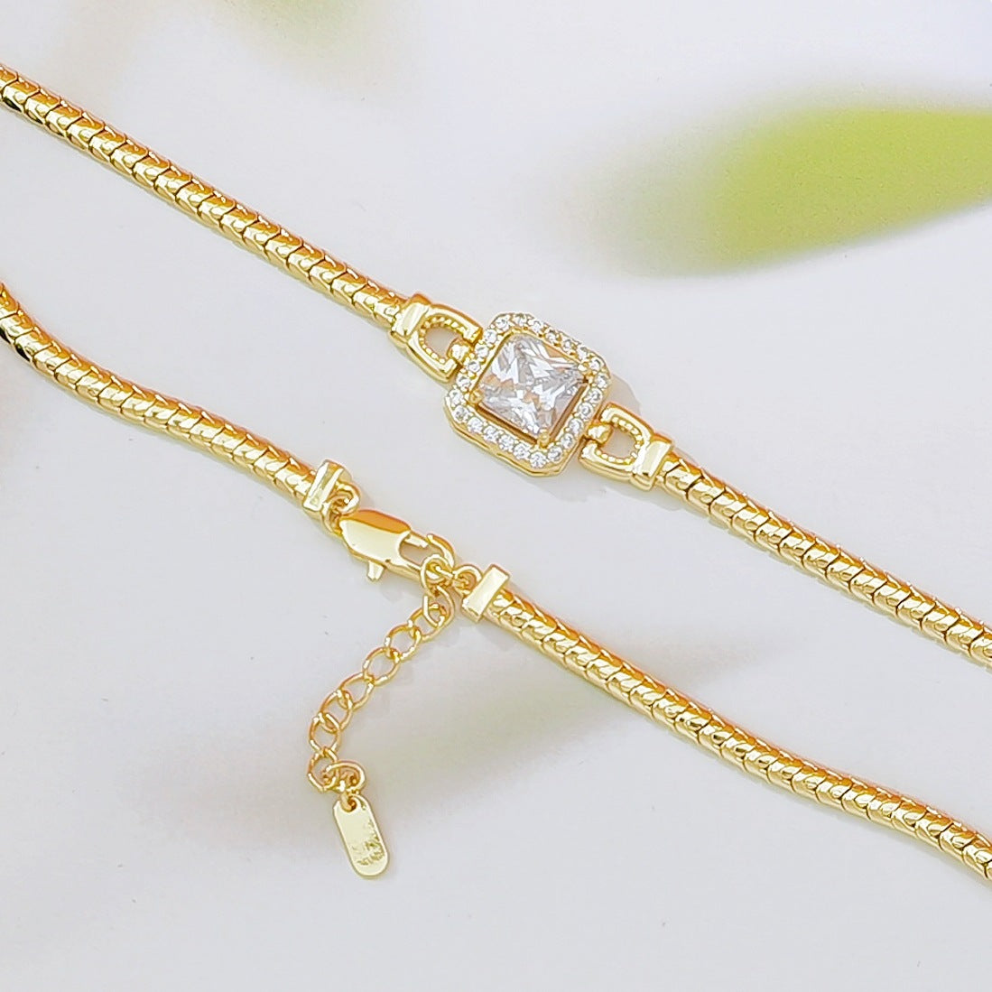 Golden Diamond Bracelet