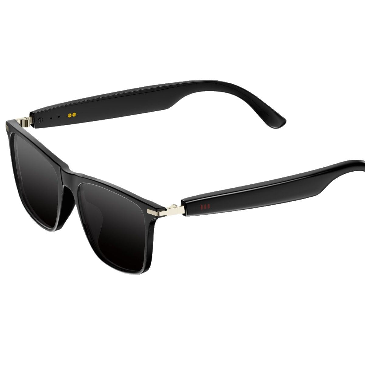 Black Tech AI Translation Glasses for Calls, Music, Bluetooth, Smart Glasses, and Sunglasses
