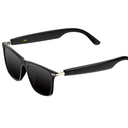 Black Tech AI Translation Glasses for Calls, Music, Bluetooth, Smart Glasses, and Sunglasses
