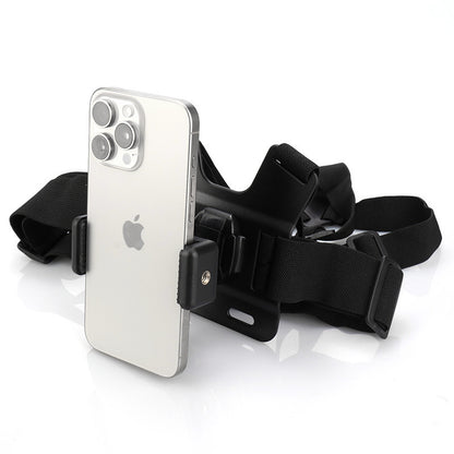 GoPro Chest Mount for First-Person Perspective Shooting: Chest Strap Mobile Phone Holder for Outdoor Cycling and Live Streaming