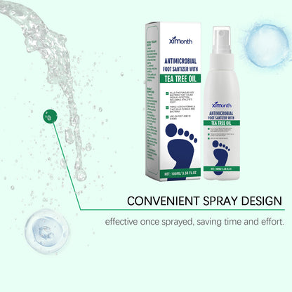 XIMONTH Foot Care Spray: Moisturizing, Hydrating, and Odor-Neutralizing Treatment for Dry Heels