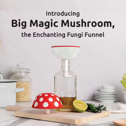Mushroom-shaped household mini funnel