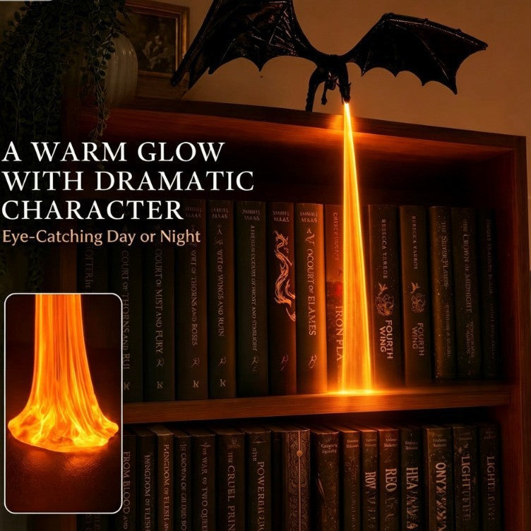 Dragon Shelf Light – Dragon-shaped bookshelf decoration