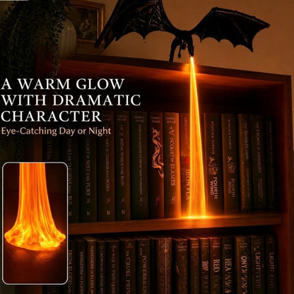 Dragon Shelf Light – Dragon-shaped bookshelf decoration