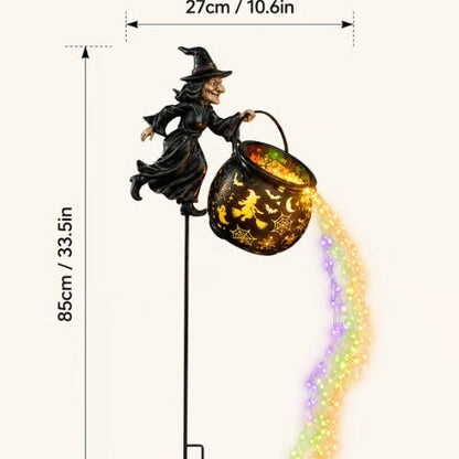 🎃Witch Potion Waterfall Garden Lamp