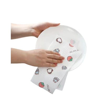 Kitchen disposable cloths—non-linting, oil-resistant, specially designed for kitchen use; pull-out paper towels suitable for both dry and wet cleaning, ideal for lazy users.