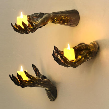 Witch Demon Hand Wall Hanging Statu