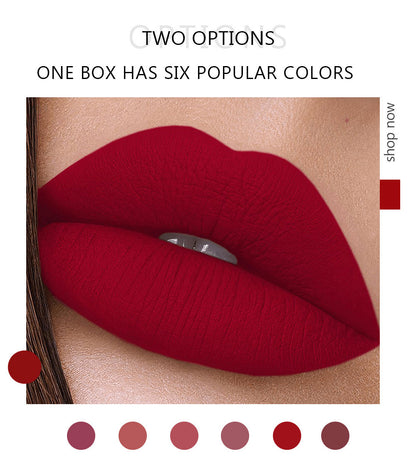 HanDaiYan Genuine Non-Transfer Liquid Lipstick Set (6 Pieces)