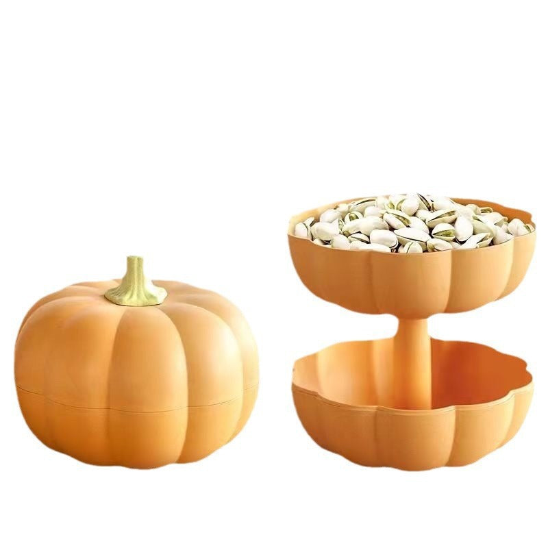 Pumpkin Double-layer Dried Fruit Tray