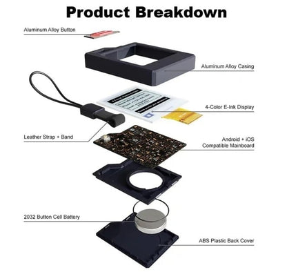 E-Ink Screen Tracker-For Android and iOS