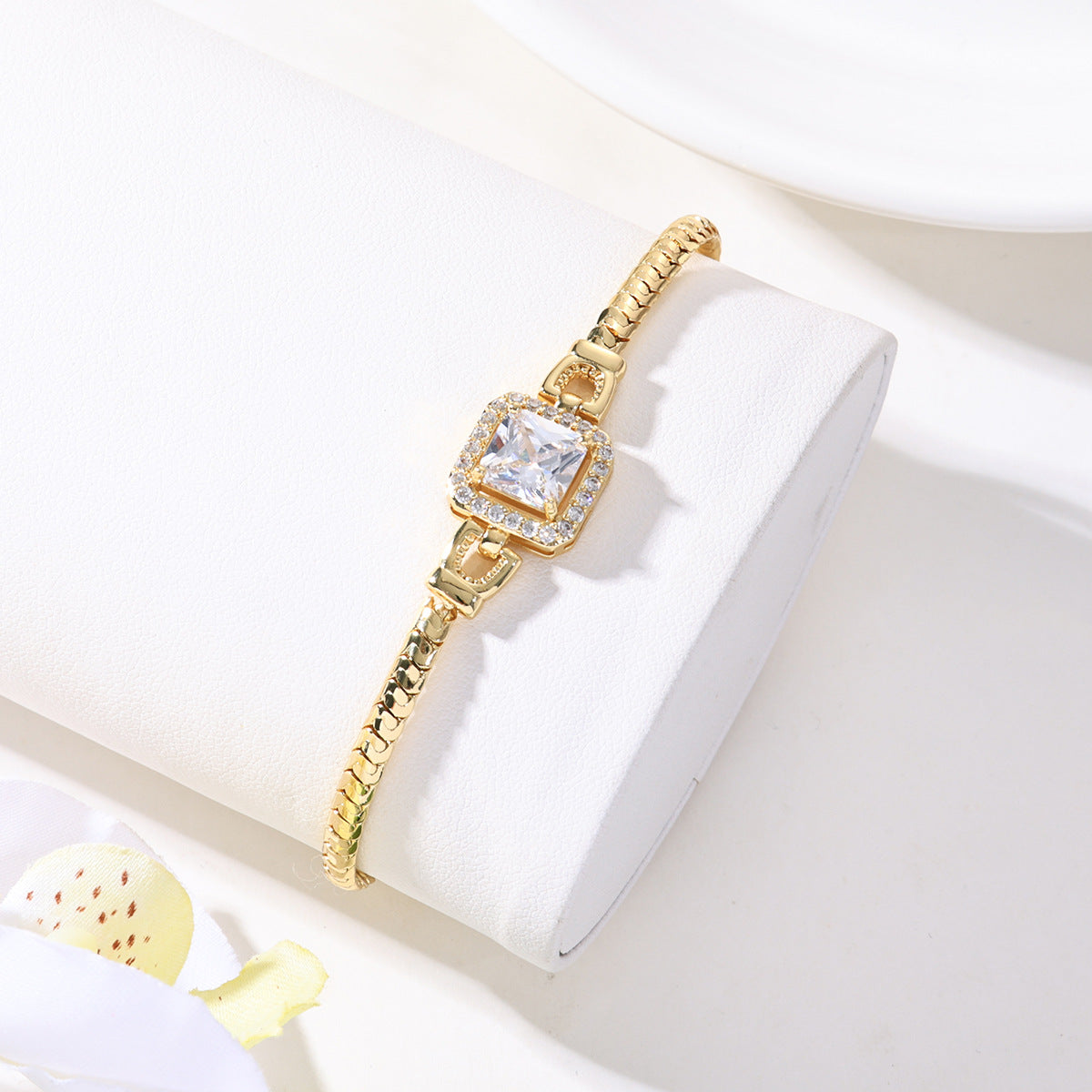Golden Diamond Bracelet
