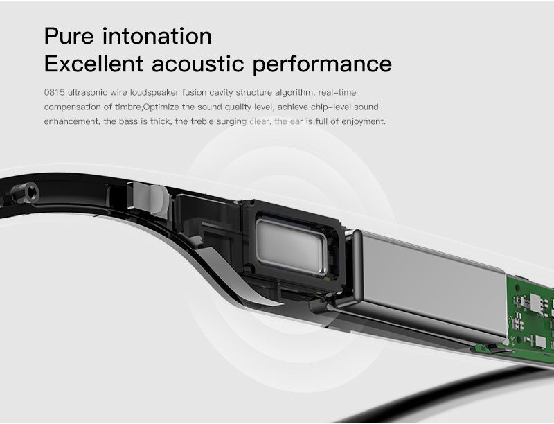 Black Tech AI Translation Glasses for Calls, Music, Bluetooth, Smart Glasses, and Sunglasses