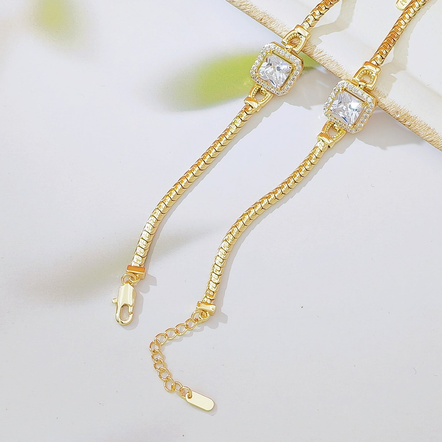 Golden Diamond Bracelet