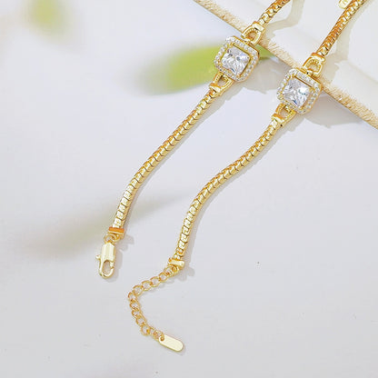Golden Diamond Bracelet