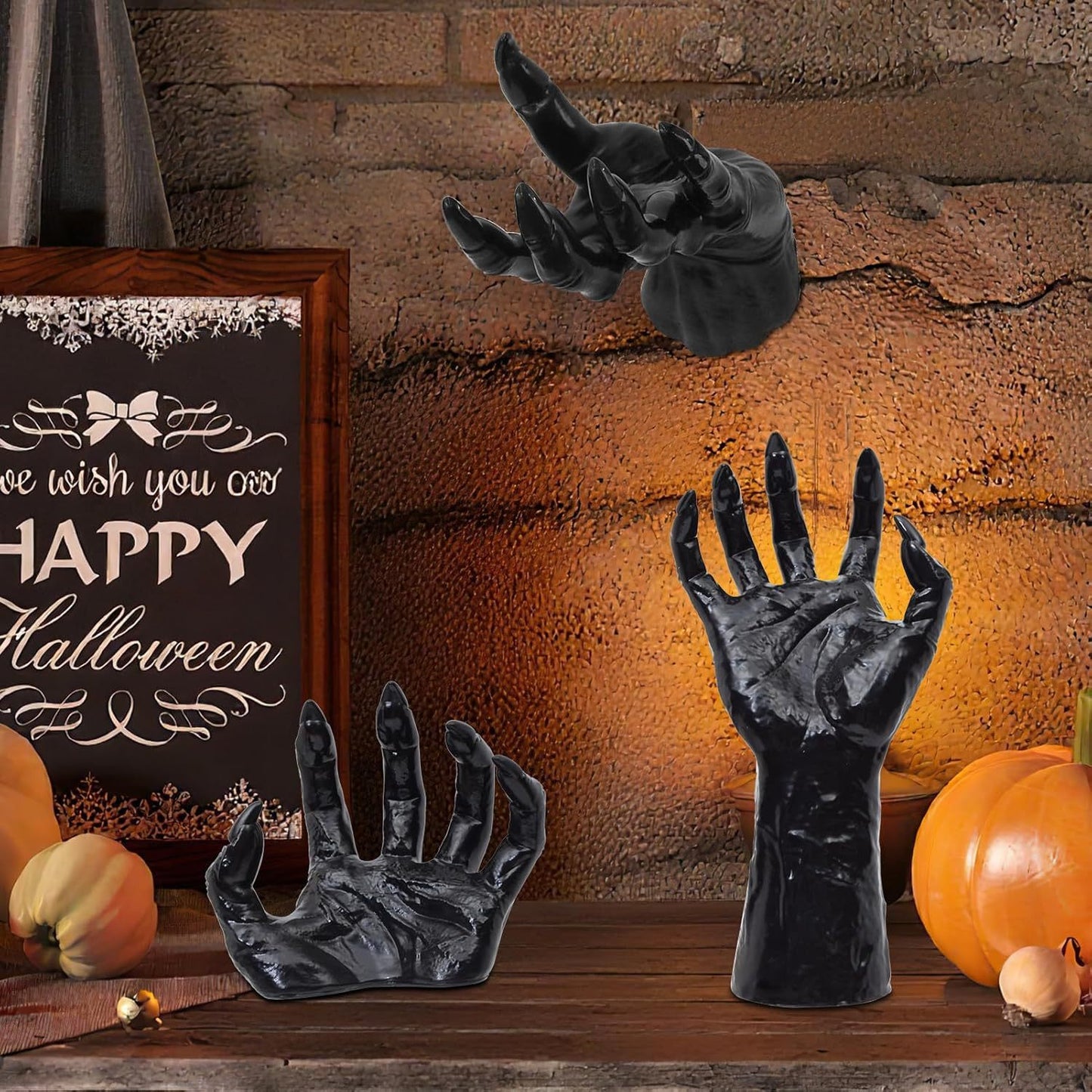 Witch Demon Hand Wall Hanging Statu