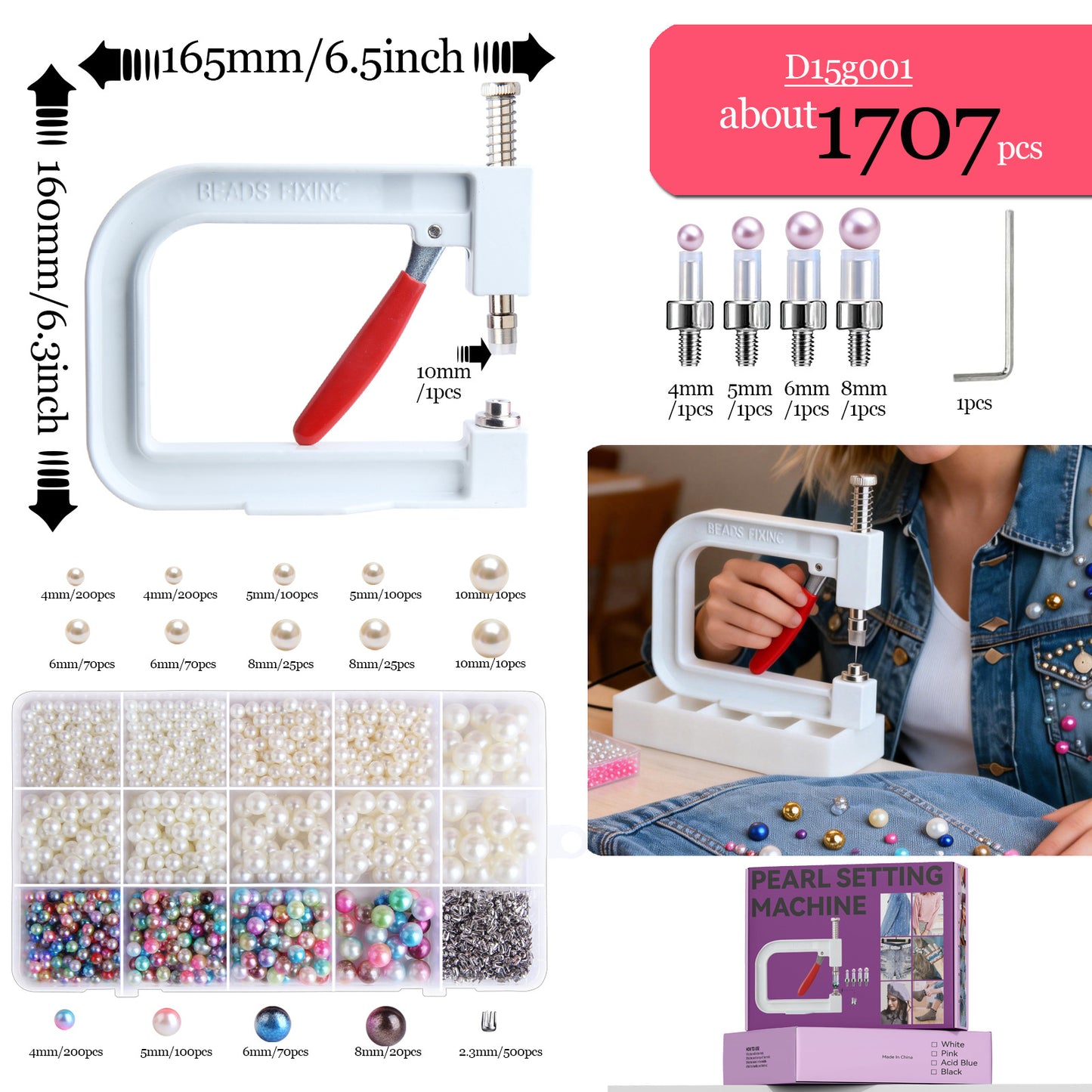 Manual Beading Machine — DIY Pearl Beading Tool, New Upgraded Version