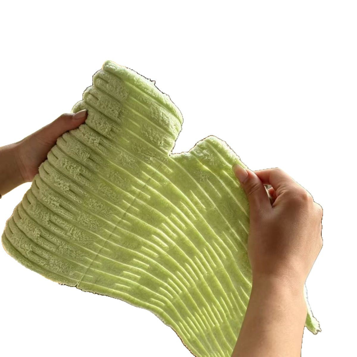 Bamboo-Textured Peel-Apart Microfiber Cloth — Reusable, Dual-Purpose (Dry & Wet), Effortless Cleaning for Busy Homes