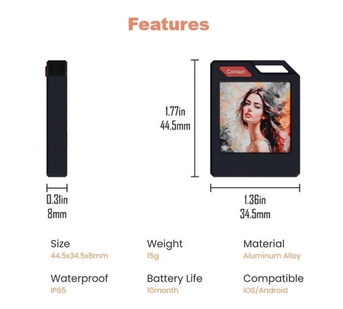 E-Ink Screen Tracker-For Android and iOS
