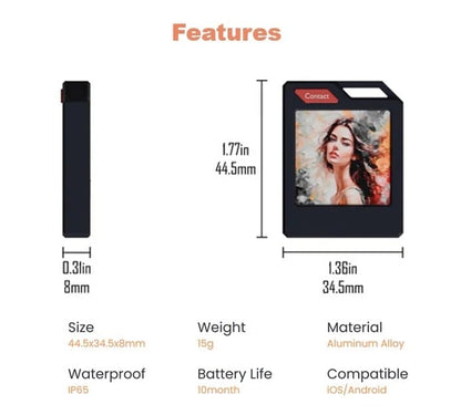 E-Ink Screen Tracker-For Android and iOS