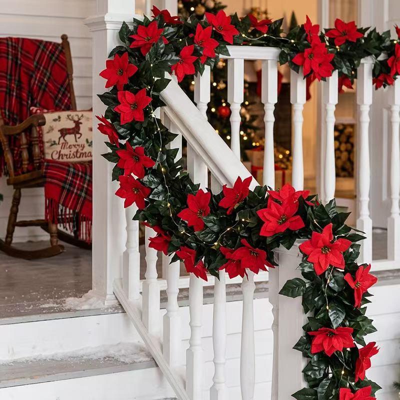 Artificial rattan, artificial flowers