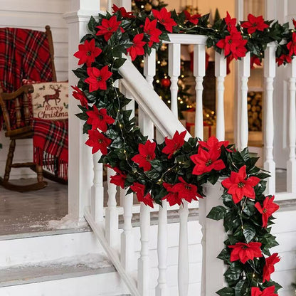 Artificial rattan, artificial flowers