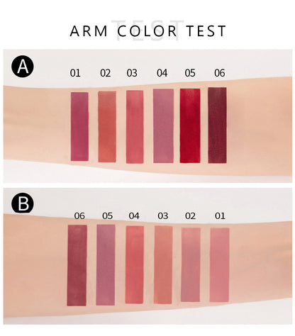 HanDaiYan Genuine Non-Transfer Liquid Lipstick Set (6 Pieces)