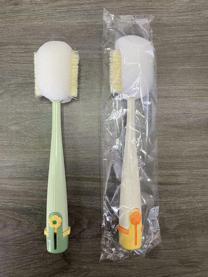 Five-in-one cup brush — a long-handled, multifunctional cleaning tool for water bottles, thermoses, and baby bottles.